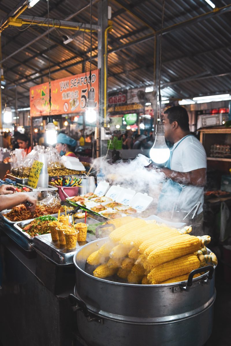 Thai food market